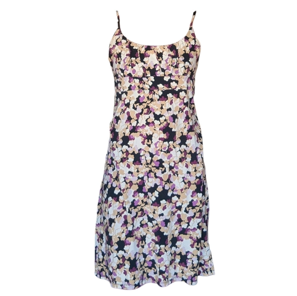 💥3 for$12 moving sale💥Ann Taylor LOFT knit Jersey lilacs sundress M